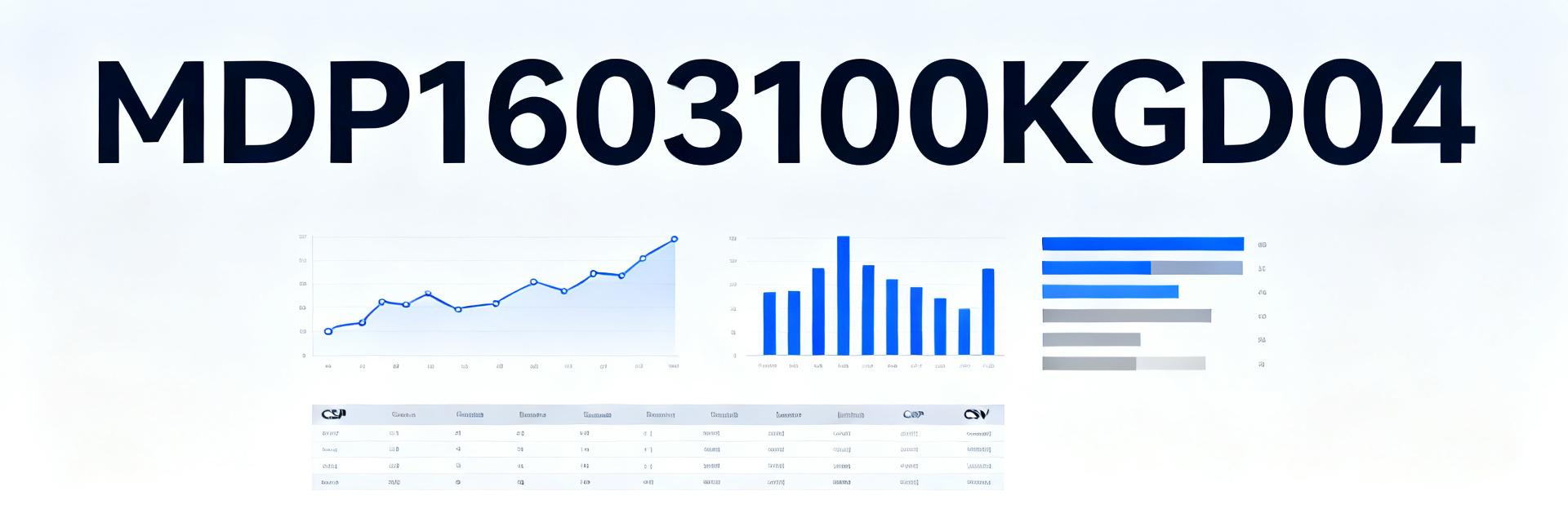 MDP1603100KGD04: Full technical report with measurements and graphs