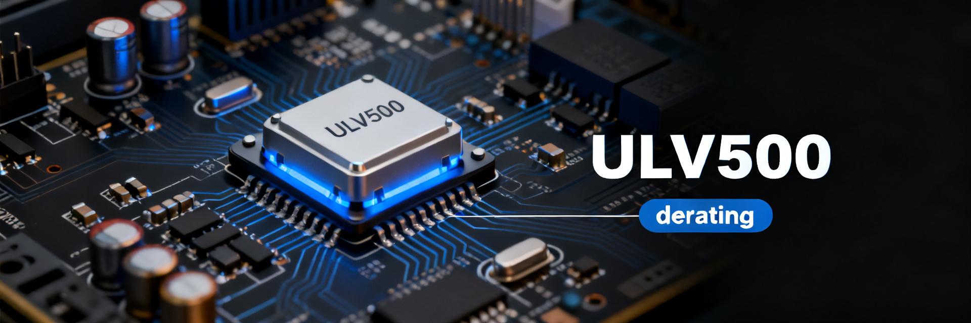 ULV 500 Resistor &ndash; Datasheet, key electrical and thermal parameters at FL=500